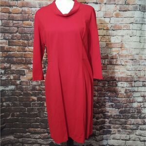 Beautiful Red Talbot's sz 10 Fitted Dress